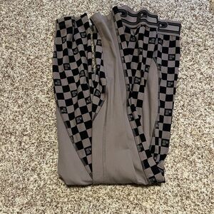 VS PINK Black and Pink Leggings